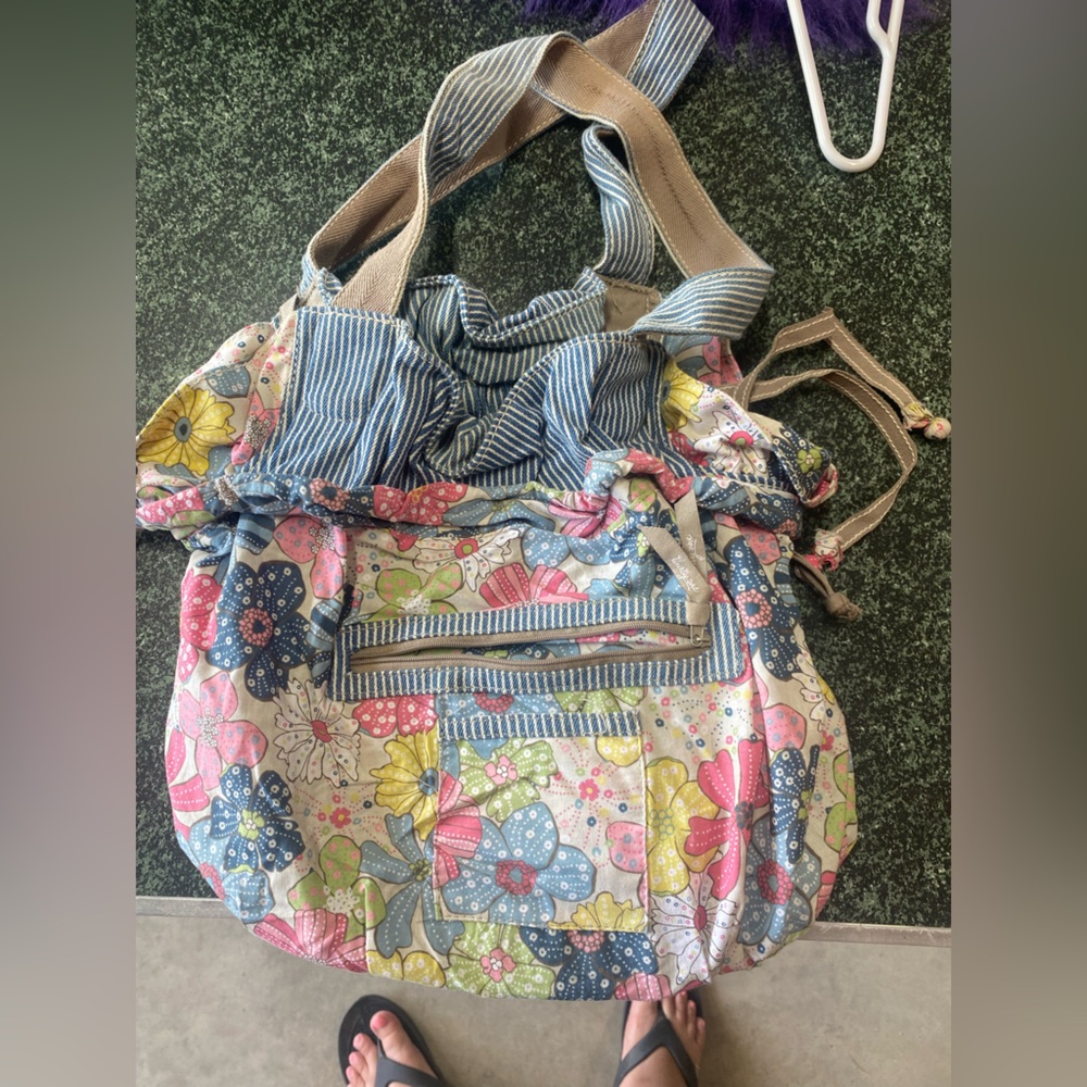 Floral Patchwork Tote Bag